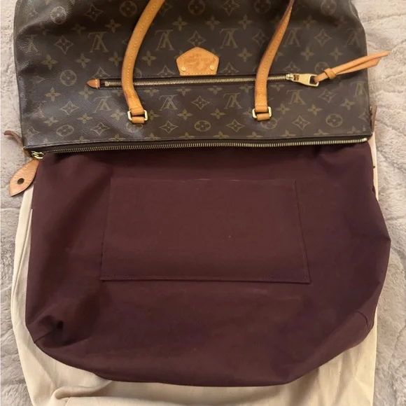 Louis Vuitton Lena MM Brown Monogram Shoulder Tote Bag! - Picture 4 of 16
